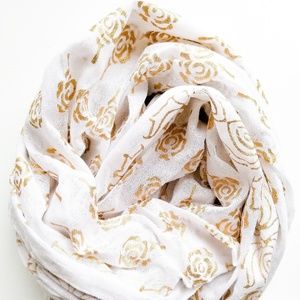Hand block printed scarves